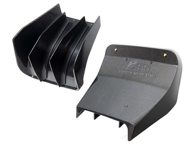 2014-2019 Corvette C7 Performance Track Style *ADD-ON* Rear Bumper Diffuser